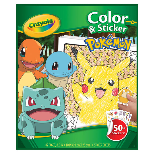 Crayola Color & Sticker Pokemon
