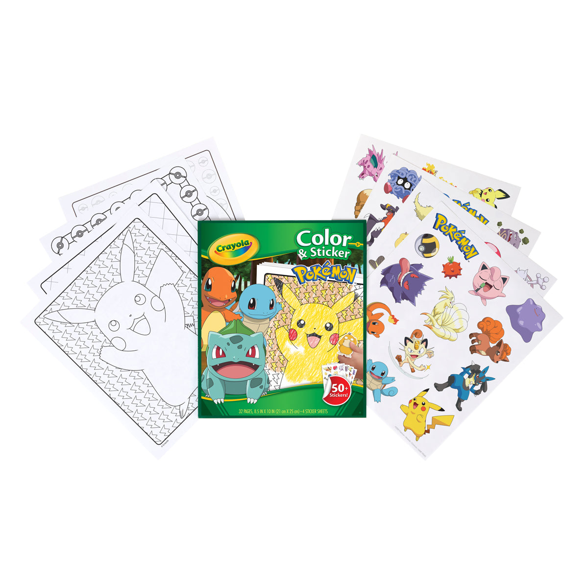 Crayola Color & Sticker Pokemon