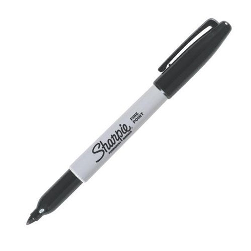Sharpie Permanent Marker Black Fine Tip