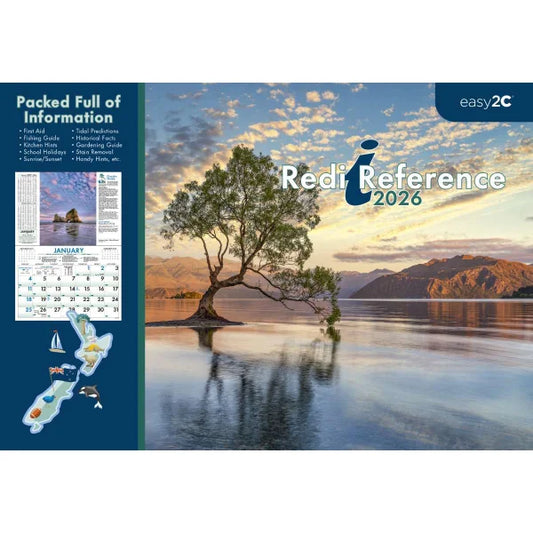 2026 Calendar NZ Redi Reference