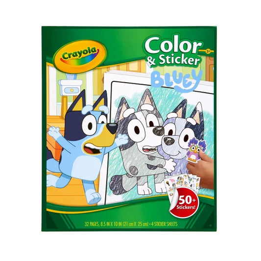 Crayola Colour & Sticker Bluey