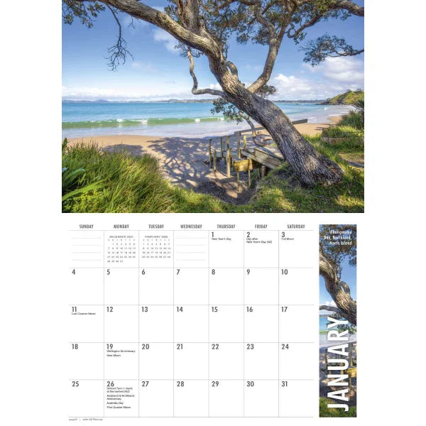 2026 New Zealand Pictorial Calendar