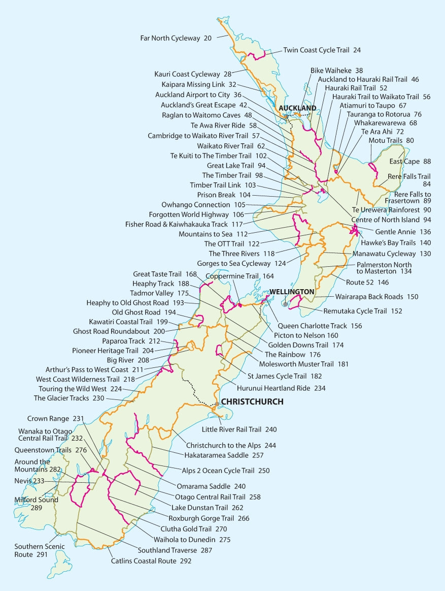 Classic New Zealand Cycle Trails Kennett Brothers