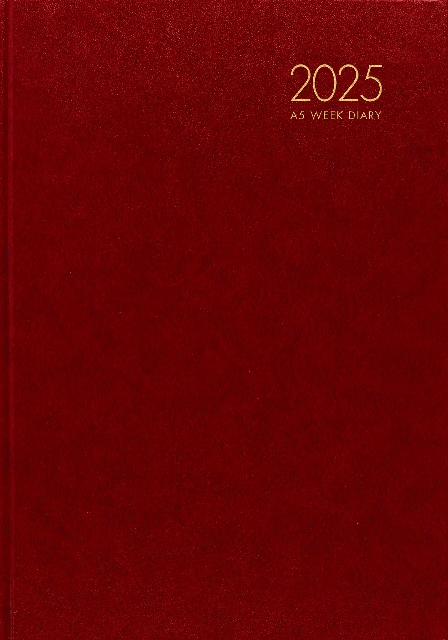 2025 Diary Milford Windsor A5 Week to View Red