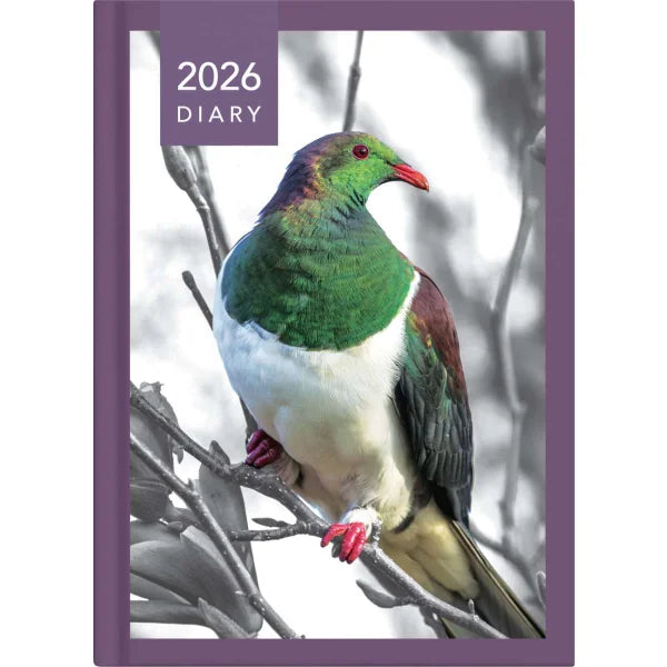 Diary 2026 Collins A53 NZ Birds Week to View