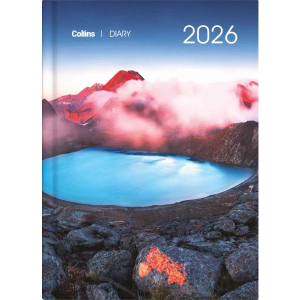 Diary 2026 Collins A51 Day to Page NZ Majestic Landscapes