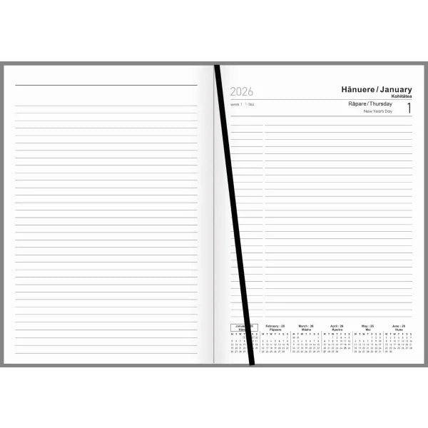 Diary 2026 Collins A51 Day to Page NZ Majestic Landscapes