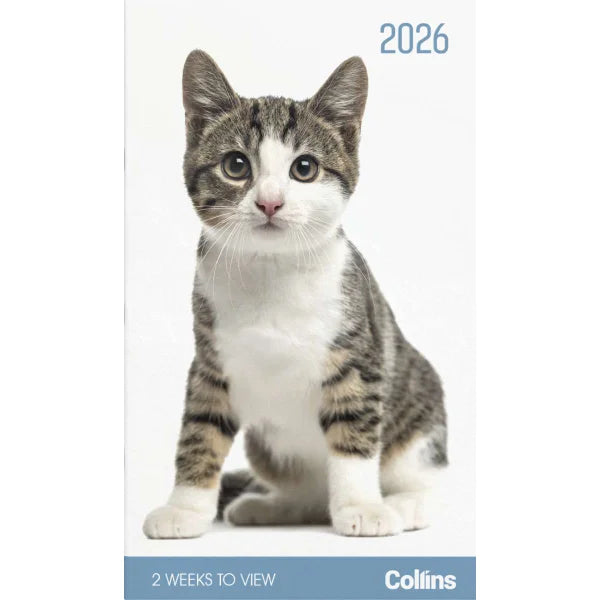 Diary 2026 Collins Cats & Dogs 2 Weeks To View