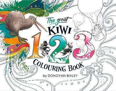 The Great Kiwi 123 Colouring Book Donovan Bixley