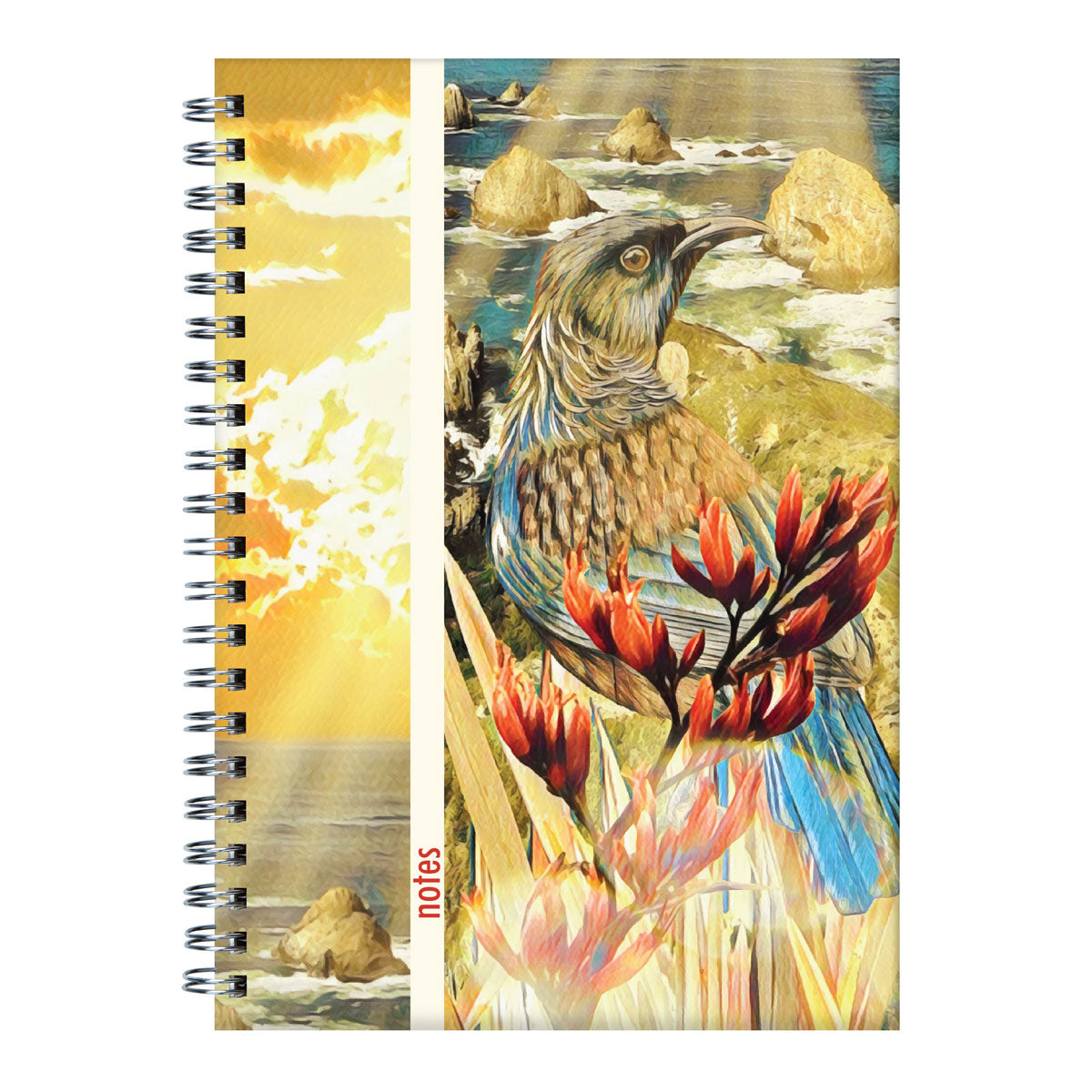 Kanuka Glen Art Notebook Wiro A5 192 Page Tui