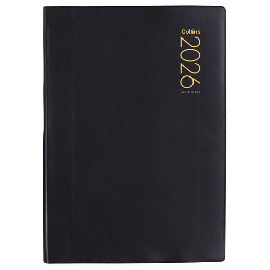Diary 2026 Collins A51P Day to Page Black