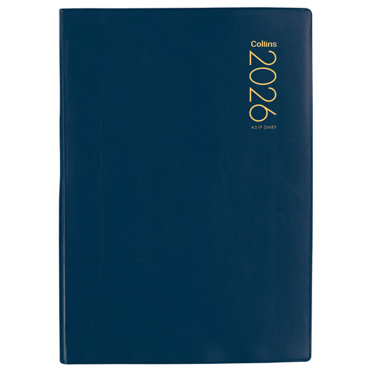 Diary 2026 Collins A51P Day to Page Blue
