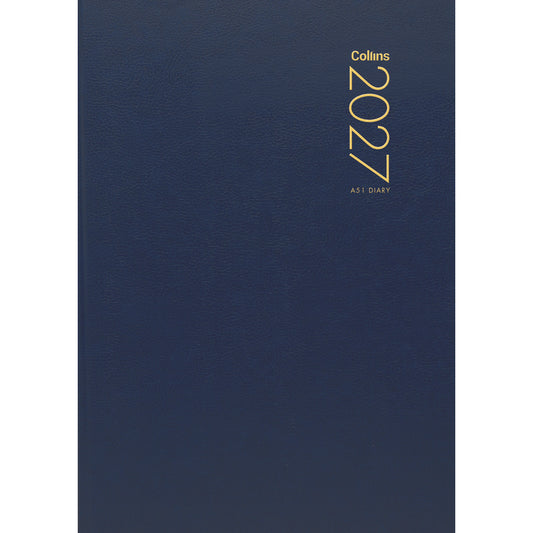 Diary 2027 Collins A51 Day to Page Navy