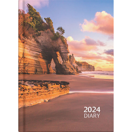2024 Diary Collins A51 Coastal Scenes Day To Page Assorted