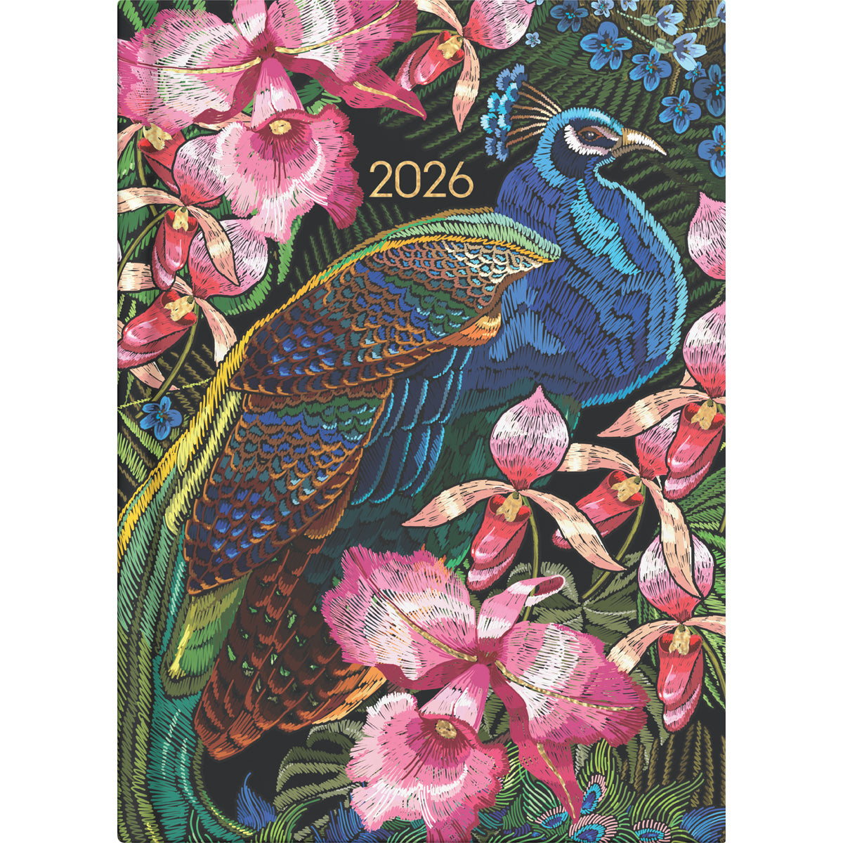 Diary 2026 Collins A51 Day to Page Beautiful Blooms