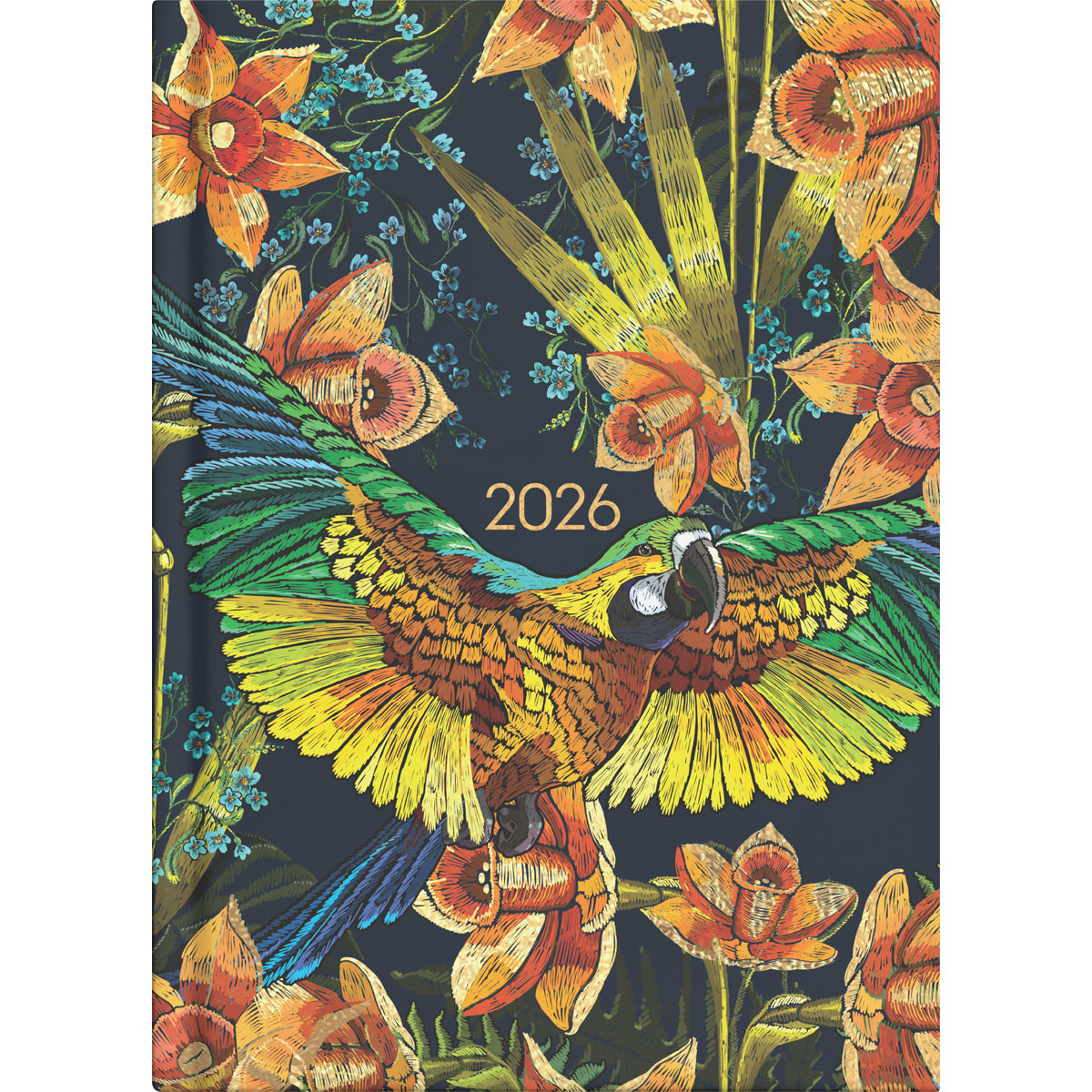 Diary 2026 Collins A51 Day to Page Beautiful Blooms