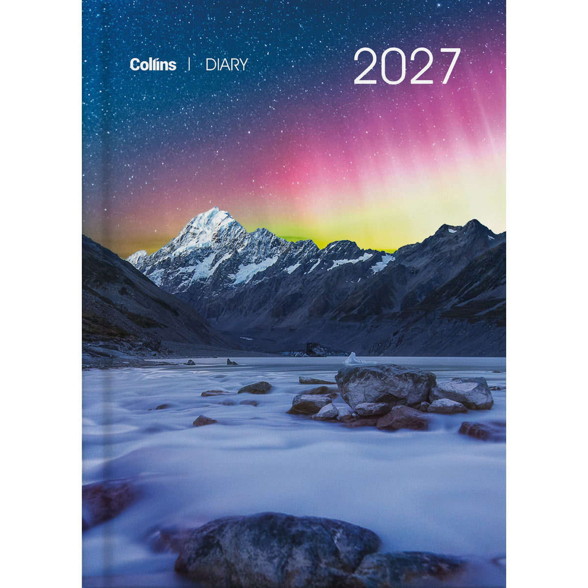 Diary 2027 Collins A51 NZ Majestic Landscapes Day to Page