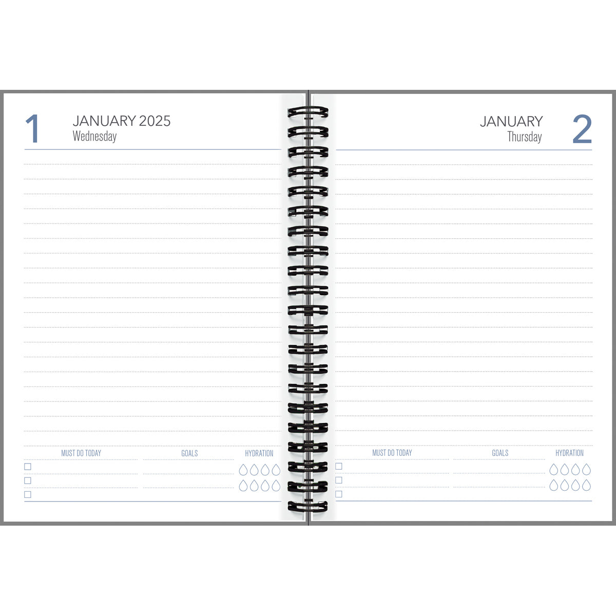 Diary 2026 Collins A51 Vivid Wiro Hardcover Assorted