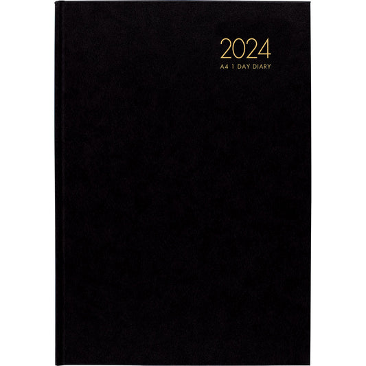 2024 Diary A41 Milford Windsor Day to Page Black
