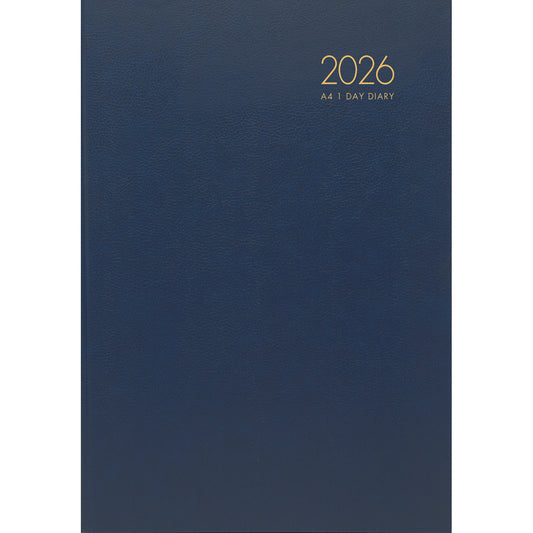 2026 Diary Windsor A4 Day to Page Navy