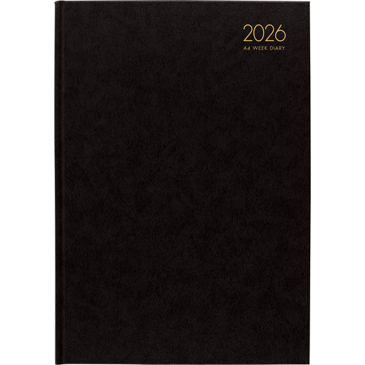 2026 Diary Collins Windsor A4 Week to View Black