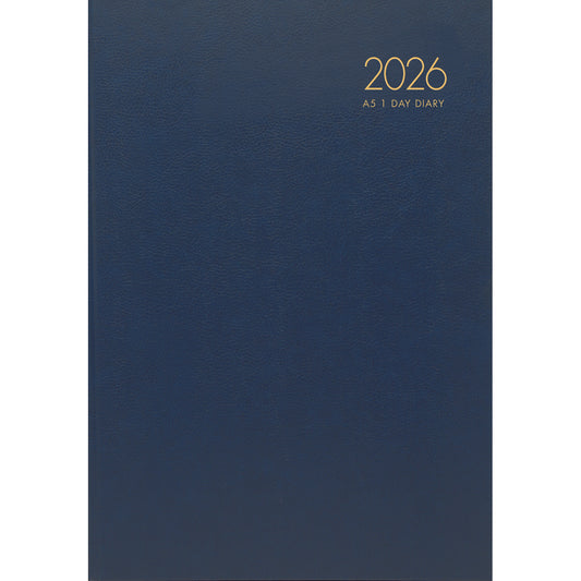 Diary 2026 Collins Windsor A51 Day to Page Navy