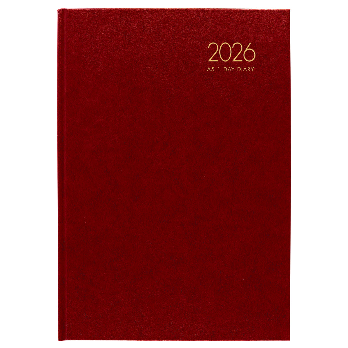 Diary 2026 Collins Windsor A51 Day to Page Red