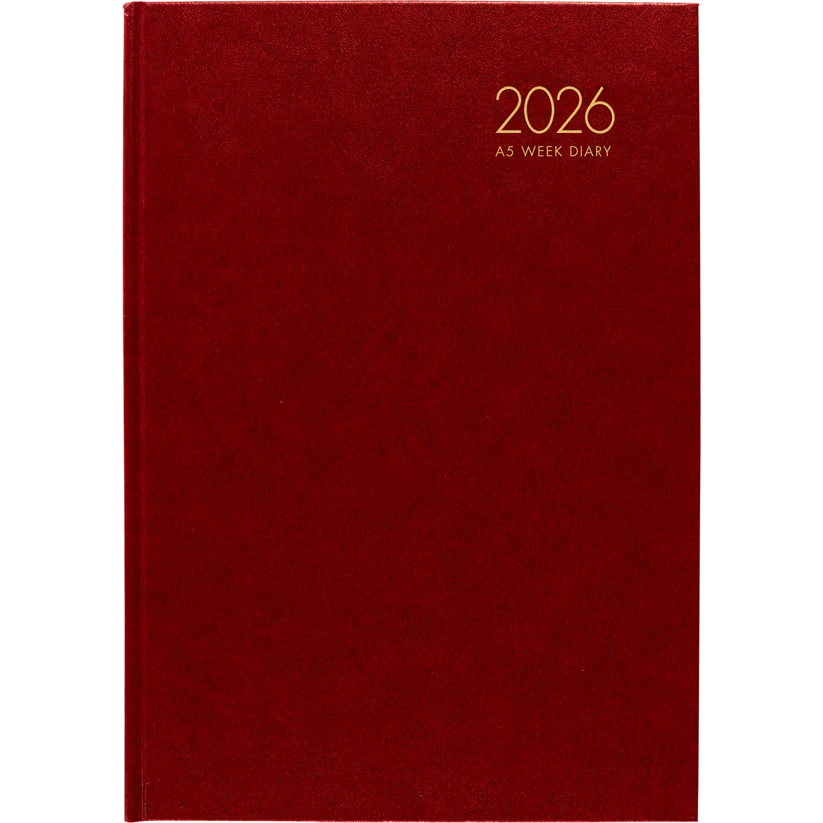 2026 Diary Collins Windsor A5 Week to View Red