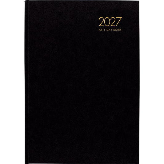 Diary 2027 Windsor A41 Day To Page Black