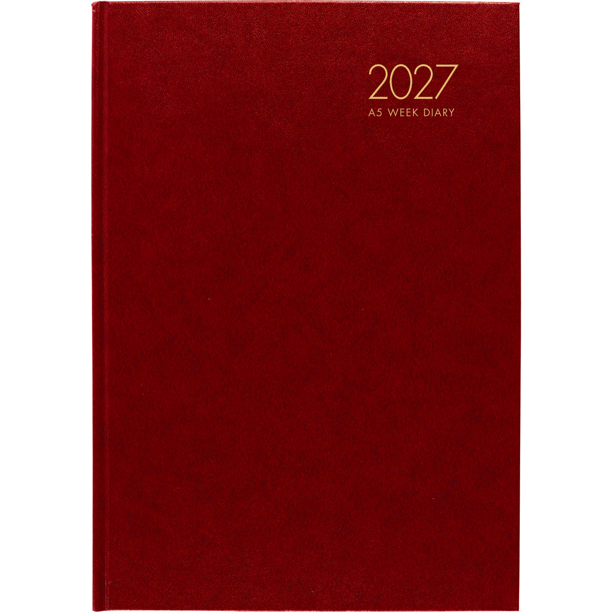 Diary 2027 Windsor A53 Week To View Red