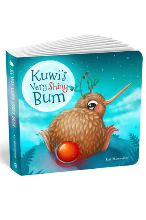 Kuwi's Very Shiny Bum Board Book Kat Quin