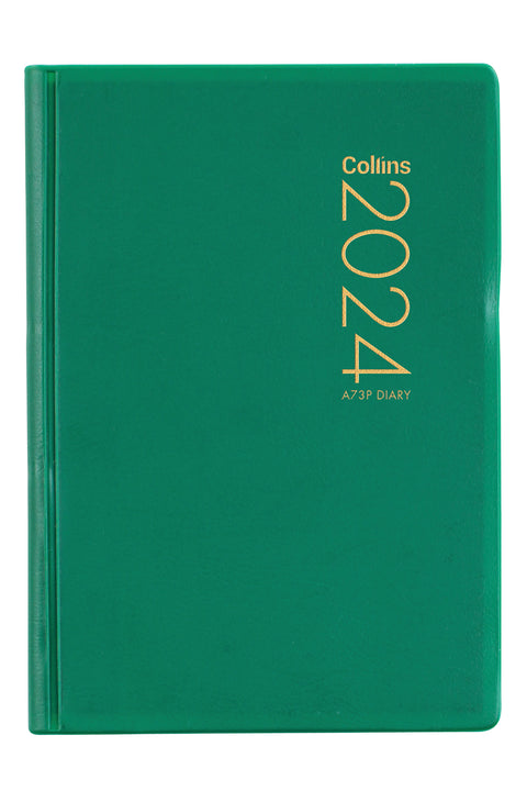 2024 Diary Collins A73P Week to View Green
