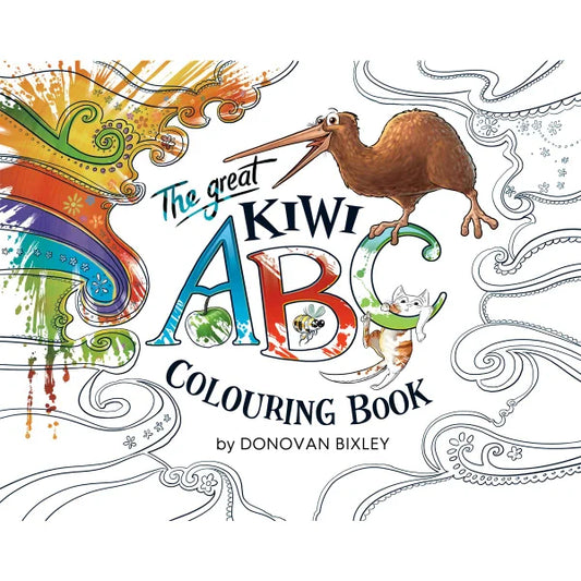 The Great Kiwi ABC Colouring Book by Donovan Bixley