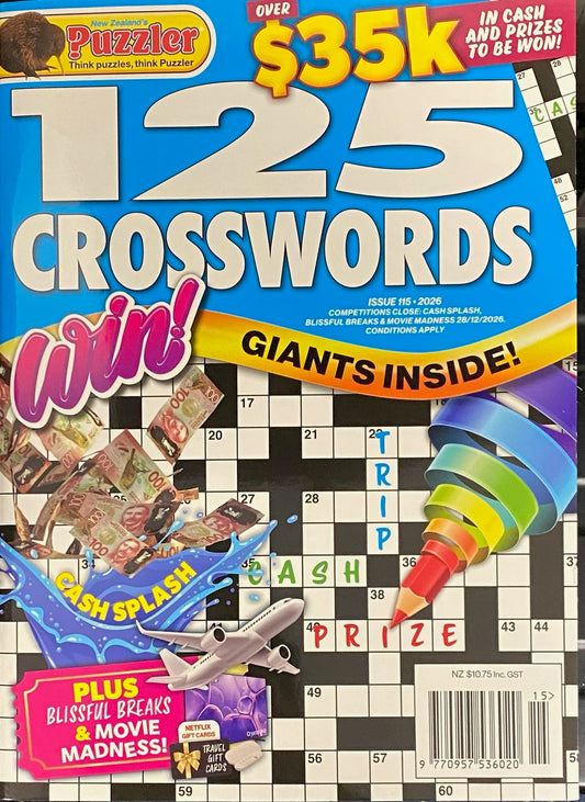 Puzzler 125 Crosswords Puzzles