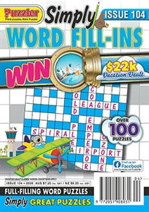 Puzzler Simply Word Fill Ins