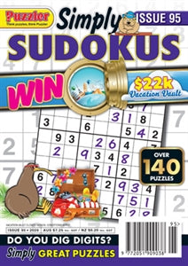 Puzzler Simply Sudoku Magazine