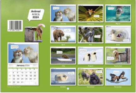 2024 Calendar Animal Antics