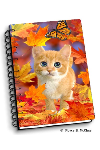 Notebook Artgame Fall Kitten