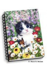 Notebook Artgame Kitten Flowerbed