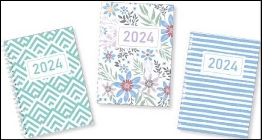 2024 Diary Cumberland Aspen A5 Day to Page Assorted