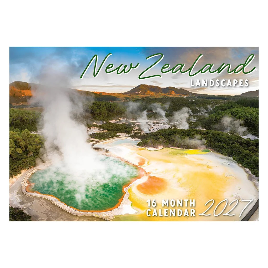 2027 New Zealand Landscapes Wall Calendar
