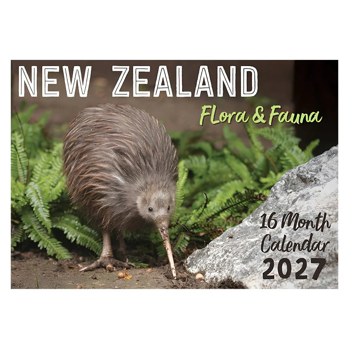 2027 New Zealand Flora and Fauna Wall Calendar