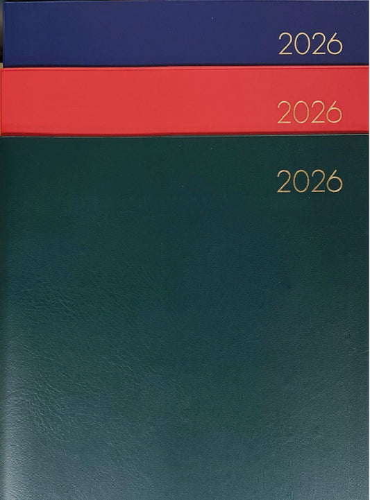 Diary 2026 Collins A4 Monthly Planner PVC Assorted Colours