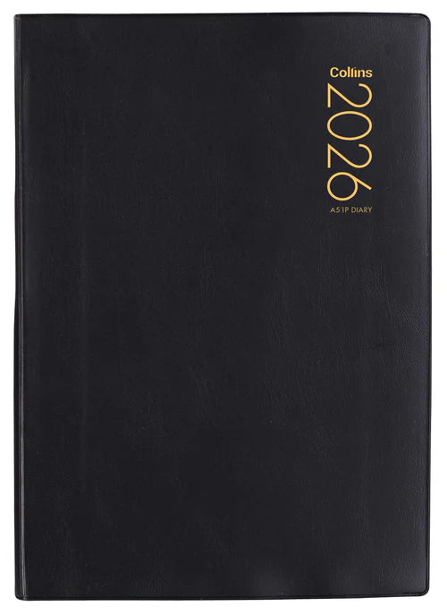 Diary 2026 Collins A51P Day to Page Black
