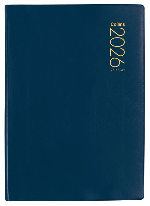 Diary 2026 Collins A51P Day to Page Blue