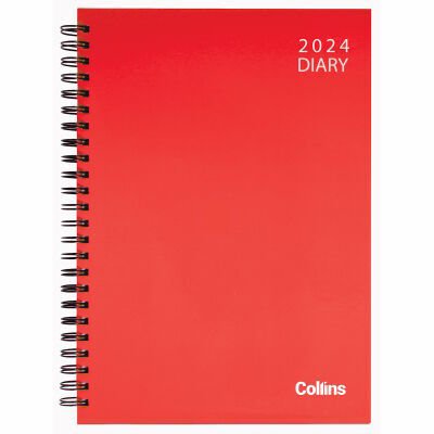 2024 Diary Collins A53W Vivid Week to View Assorted Colours