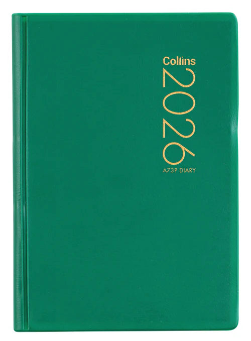 2026 Diary Collins A73P Week to View Green