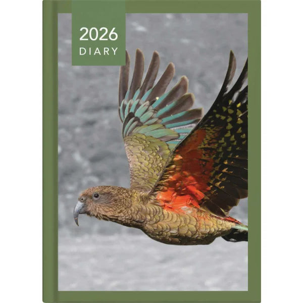 Diary 2026 Collins A51 Day to Page NZ Birds