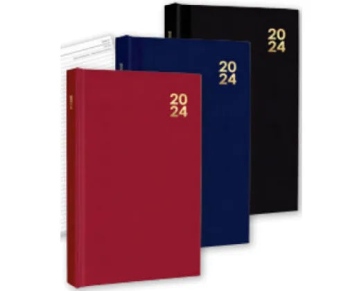 2024 Diary A5 Day to Page Assorted Colours