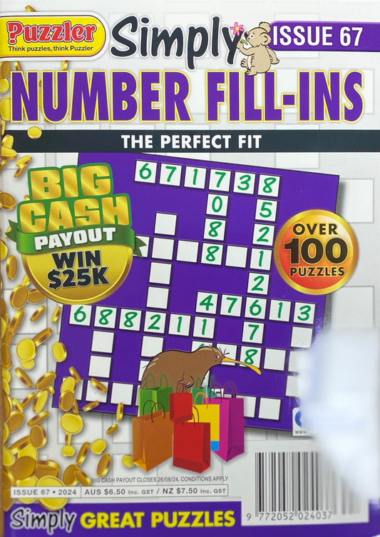Puzzler Simply Number Fill Ins